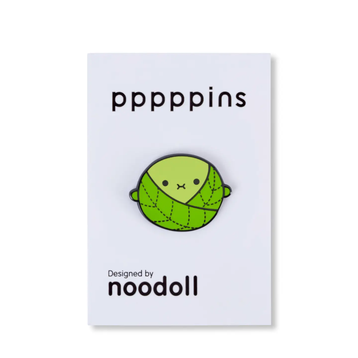 Noodoll Noodoll Enamel Pin - Riceprout Brussel Sprout