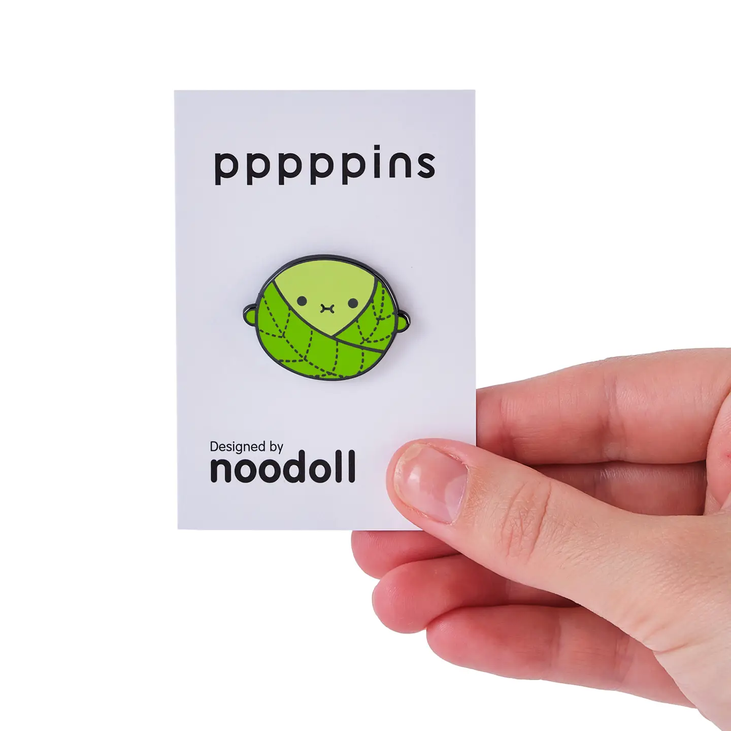 Noodoll Noodoll Enamel Pin - Riceprout Brussel Sprout