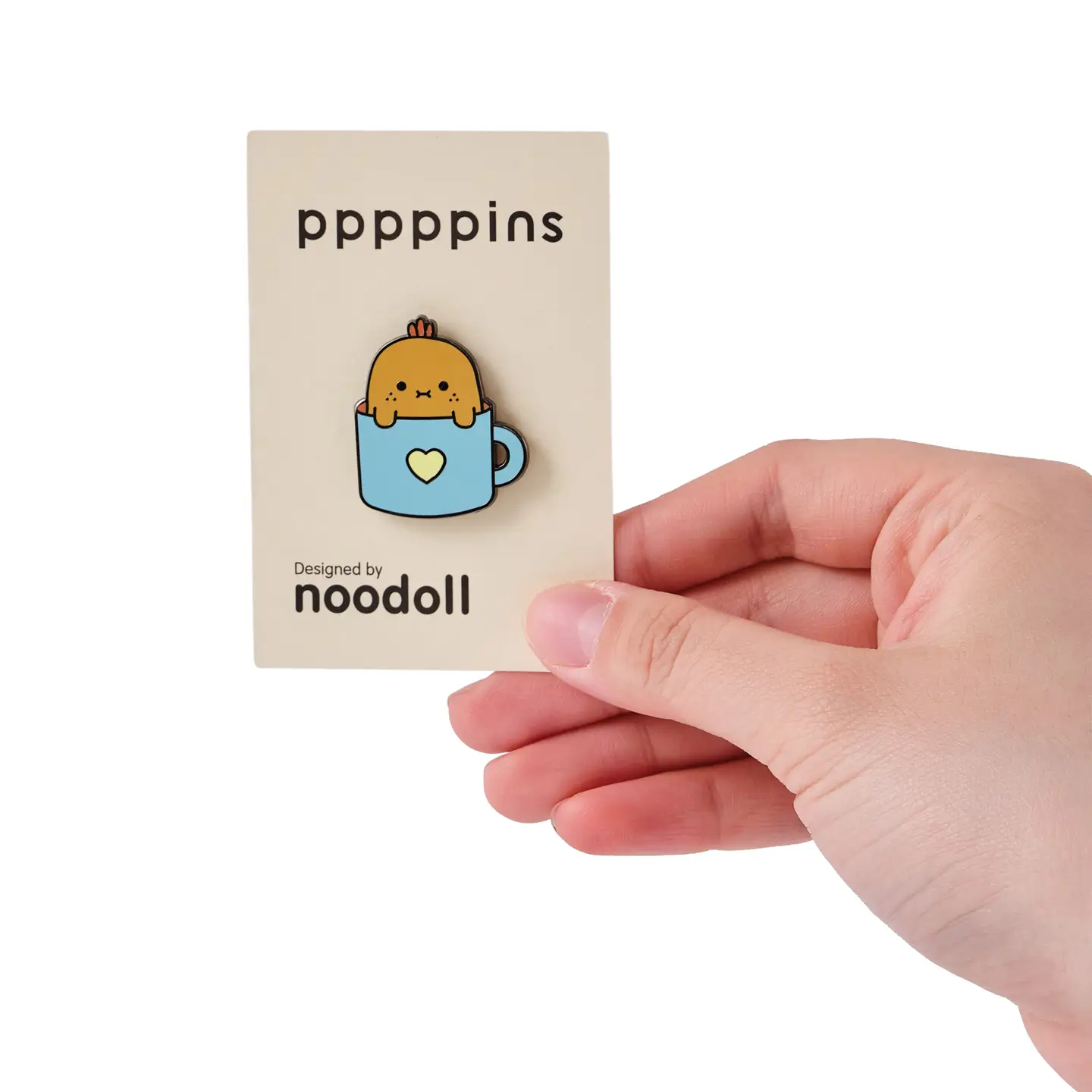 Noodoll Noodoll Enamel Pin - Ricespud Mug - Beige Potato