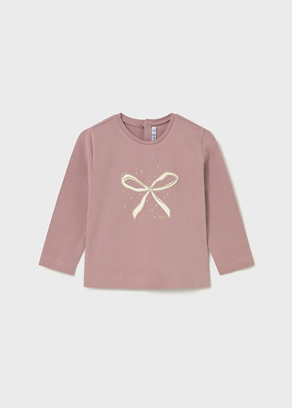 Mayoral Mayoral Bow Long Sleeve T-Shirt