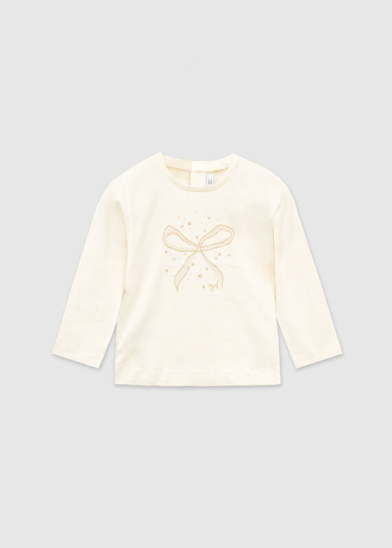 Mayoral Mayoral Bow Long Sleeve T-Shirt