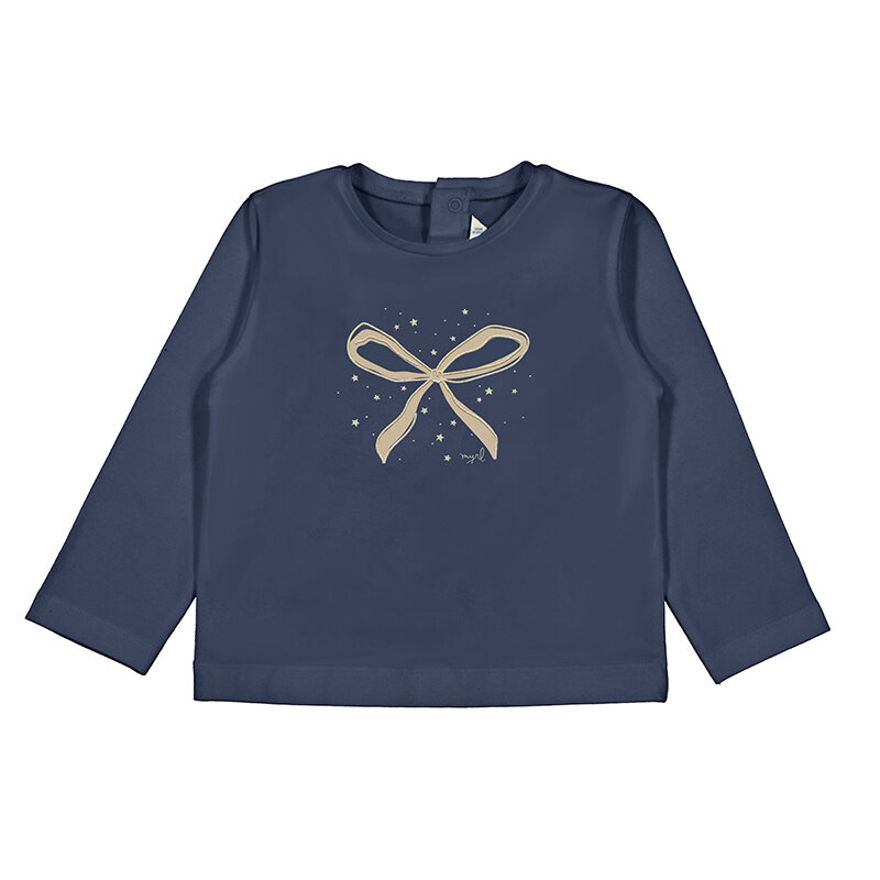 Mayoral Mayoral Bow Long Sleeve T-Shirt