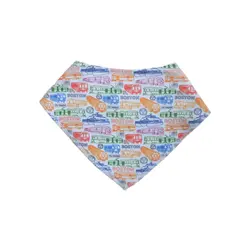 Sidetrack Sidetrack Boston MBTA Vehicles Bandana Bib