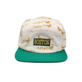 Sidetrack Sidetrack Toddler Boston Ducklings Print 5-Panel Hat
