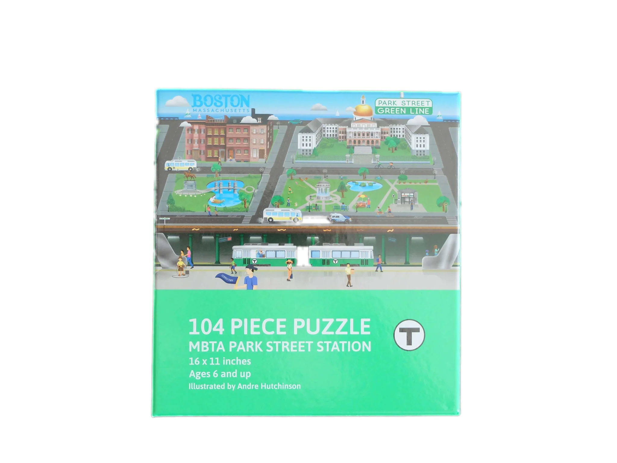 Sidetrack Sidetrack MBTA 104pc Jigsaw Puzzle - Park St. Station in Boston