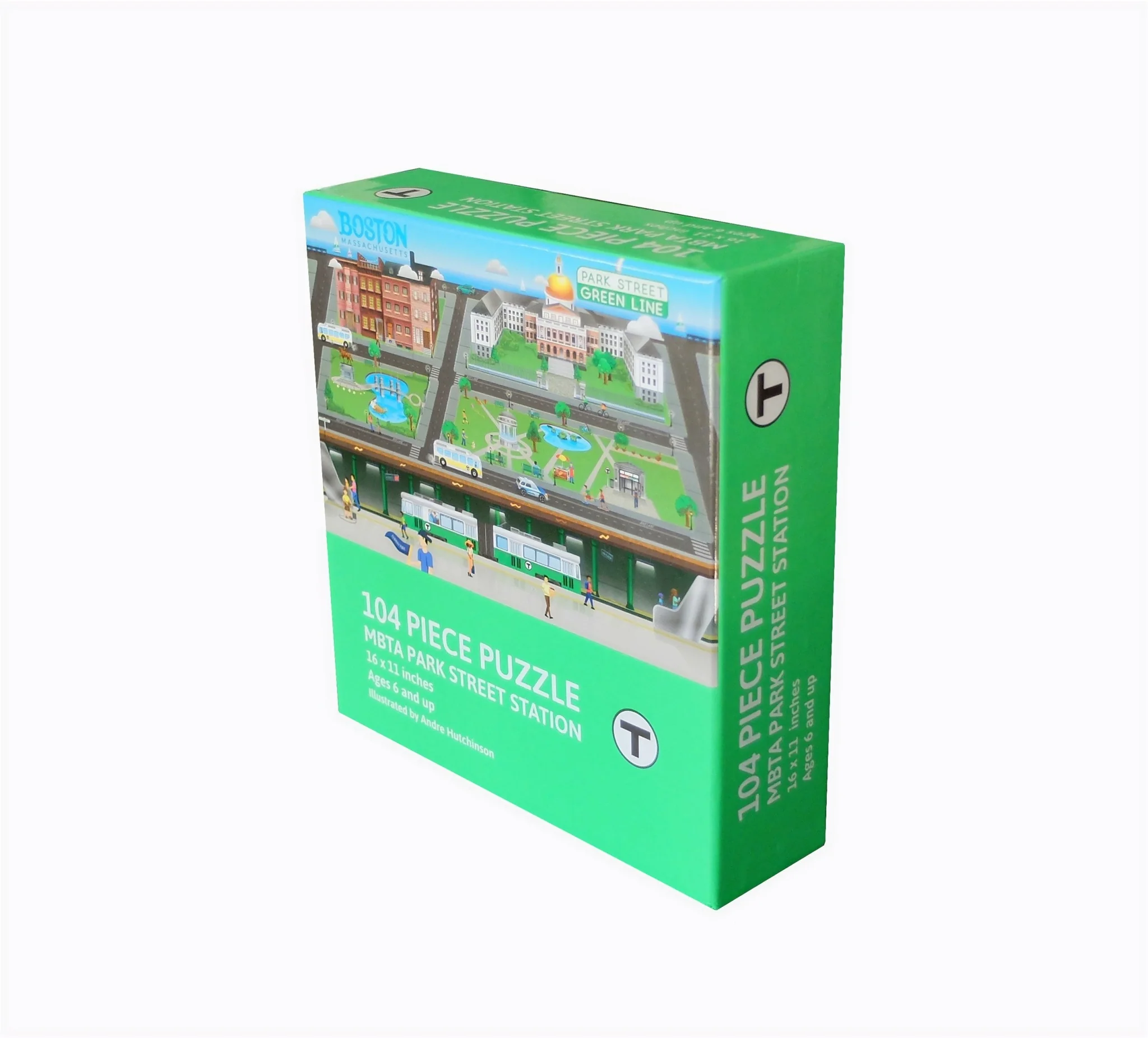 Sidetrack Sidetrack MBTA 104pc Jigsaw Puzzle - Park St. Station in Boston