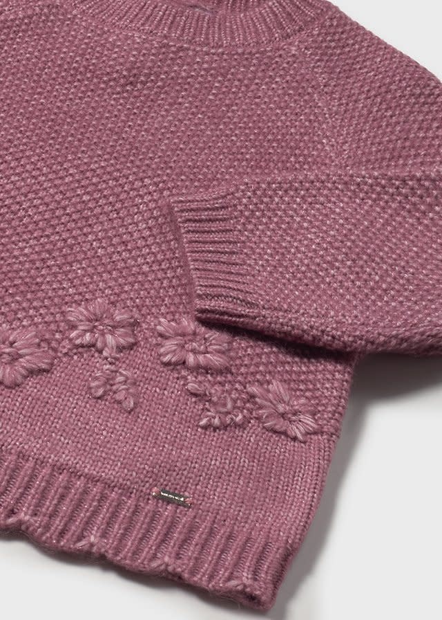 Mayoral Mayoral Flower Sweater