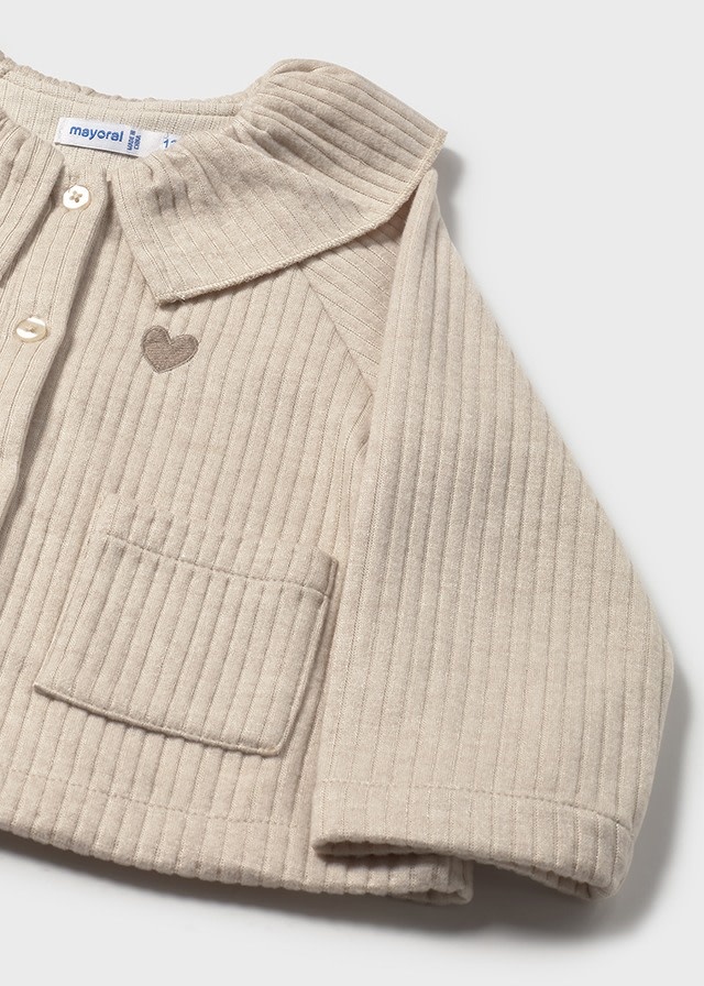 Mayoral Mayoral Knit Collared Cardigan