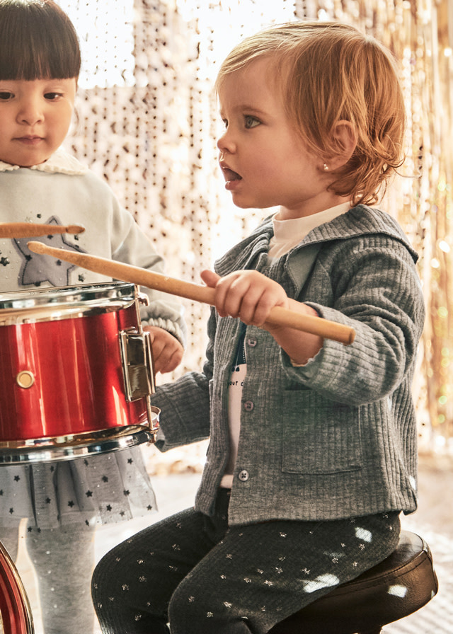 Mayoral Mayoral Knit Collared Cardigan