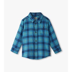 Hatley Hatley Blue Stone Plaid Button Down Shirt
