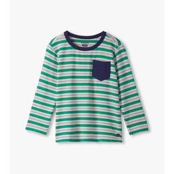 Hatley Hatley Blarney Striped Long Sleeve Bamboo Tee