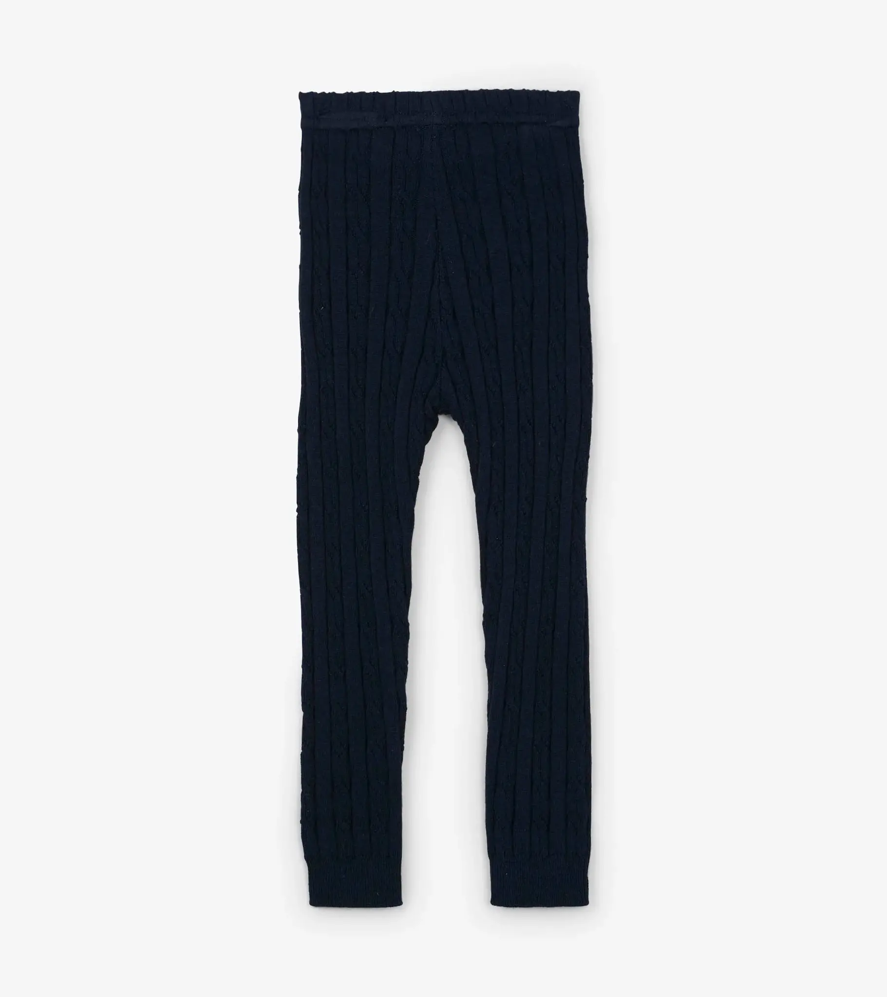 Hatley Hatley Navy Cable Knit Baby Legging
