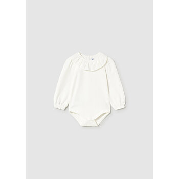 Mayoral Mayoral Ruffle Collar Bodysuit