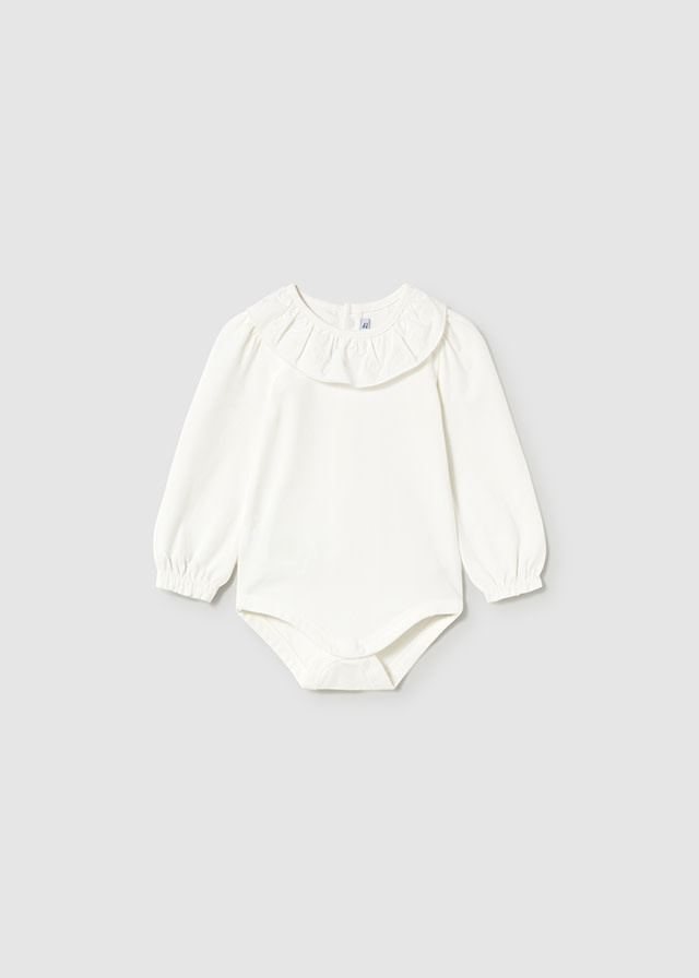 Mayoral Mayoral Ruffle Collar Bodysuit