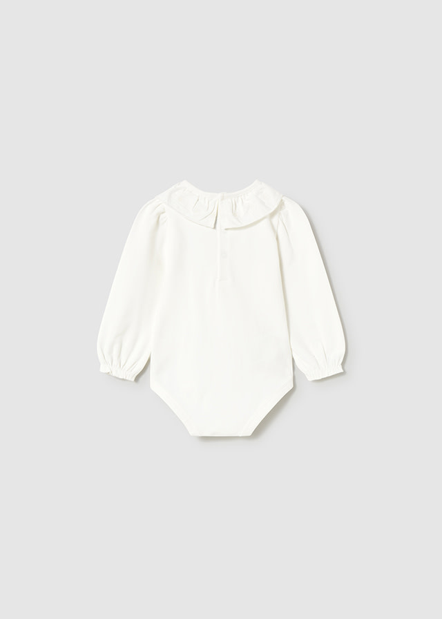 Mayoral Mayoral Ruffle Collar Bodysuit