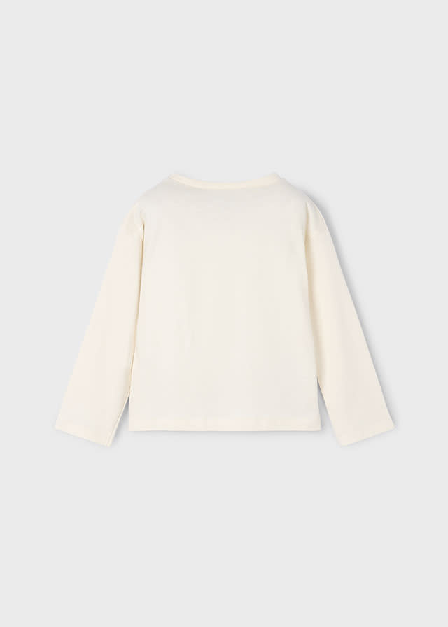 Mayoral Mayoral Flower Long Sleeve T-Shirt