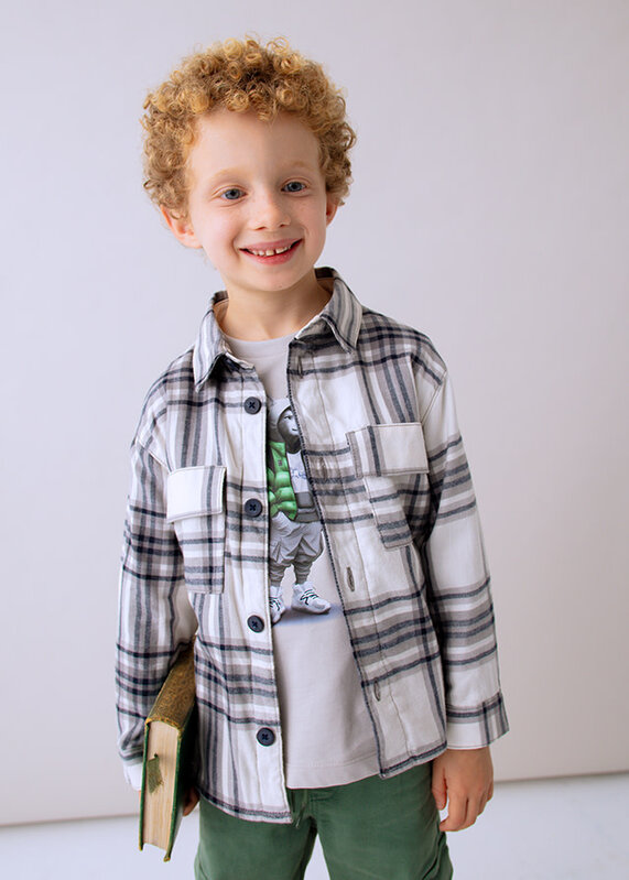 Mayoral Mayoral Checkered Overshirt