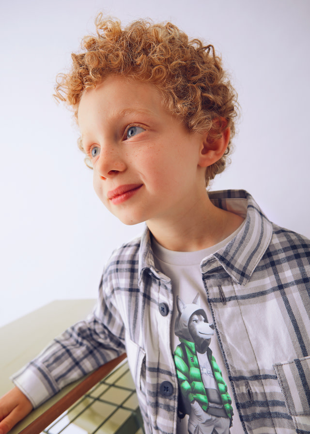 Mayoral Mayoral Checkered Overshirt