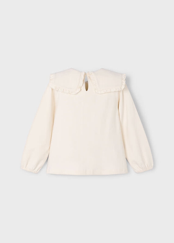 Mayoral Mayoral Floral Collar Blouse
