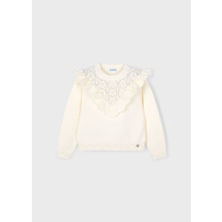 Mayoral Mayoral Ruffle Sweater