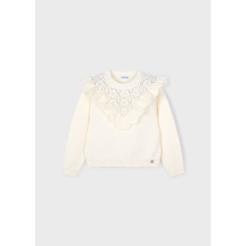 Mayoral Mayoral Ruffle Sweater