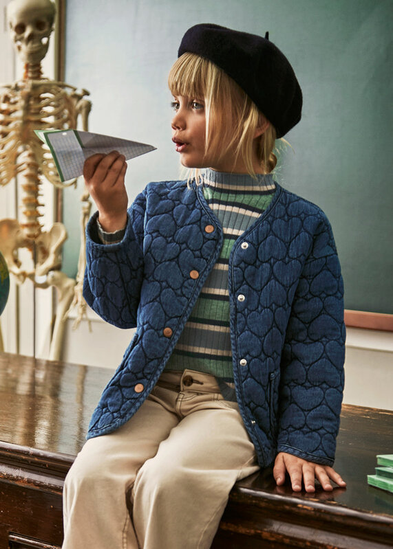 Mayoral Mayoral Heart Soft Denim Coat
