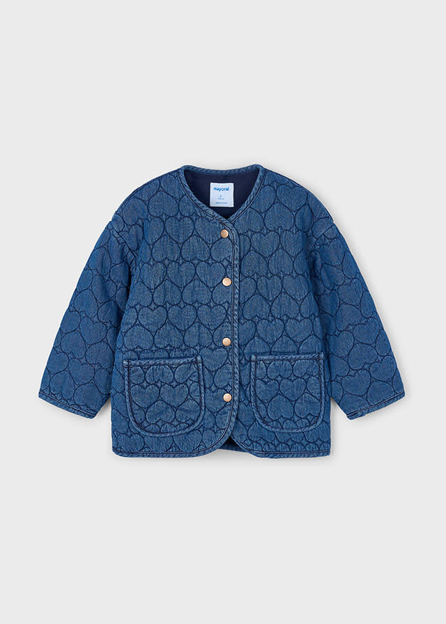 Mayoral Mayoral Heart Soft Denim Coat