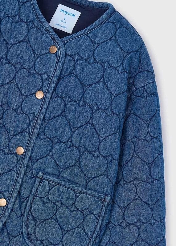 Mayoral Mayoral Heart Soft Denim Coat