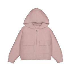 Mayoral Mayoral Fuzzy Zip Up Hoodie