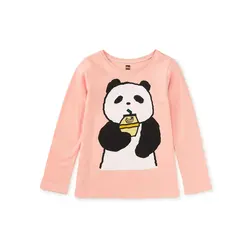 Tea Collection Tea Banana Milk Panda Graphic Tee