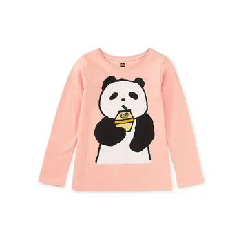 Tea Collection Tea Banana Milk Panda Graphic Tee