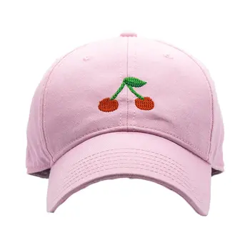 Harding Lane Harding Lane Cherries on Light Pink Baseball Hat