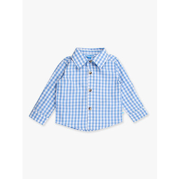 RuffleButts Rufflebutts Long Sleeve Button Down