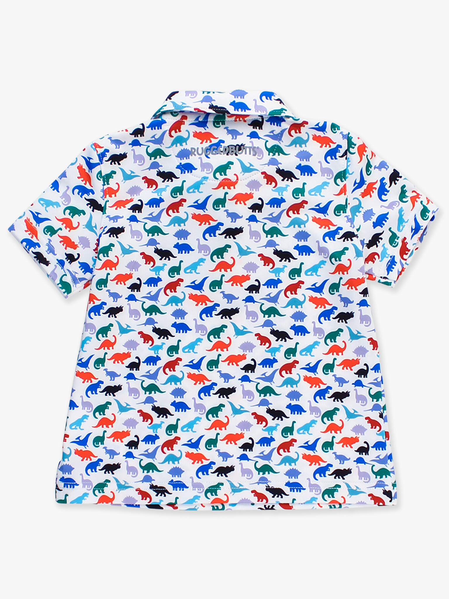 RuffleButts Rufflebutts Knit Short Sleeve Performance Polo