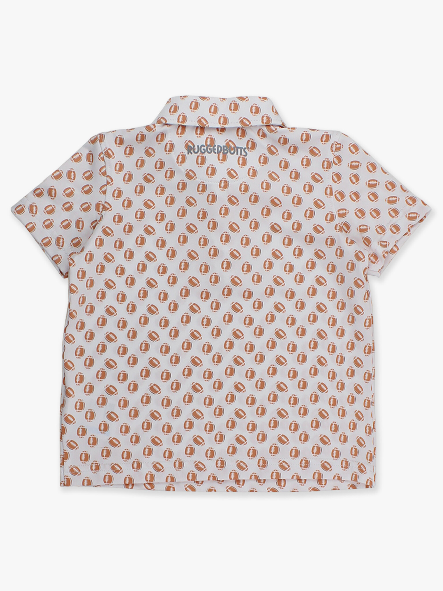 RuffleButts Rufflebutts Knit Short Sleeve Performance Polo