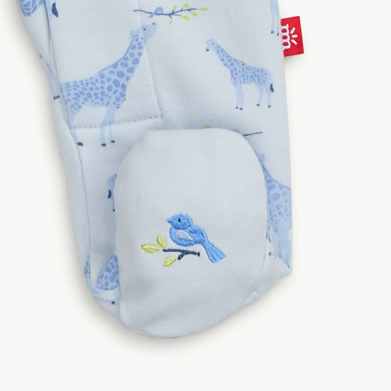 Magnetic Me Magnetic Me Jolie Giraffe Organic Cotton Magnetic Footie