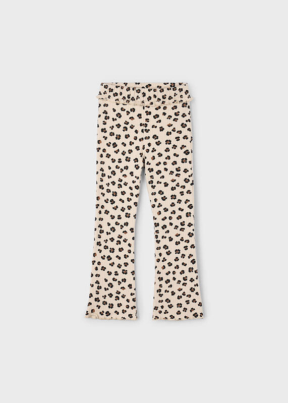Mayoral Mayoral Rib Knit Flare Leggings