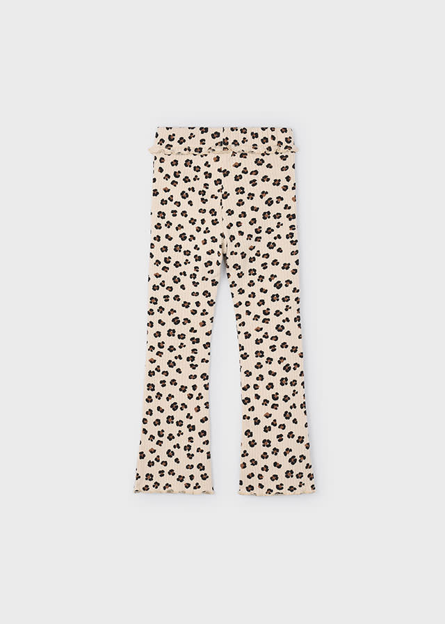 Mayoral Mayoral Rib Knit Flare Leggings