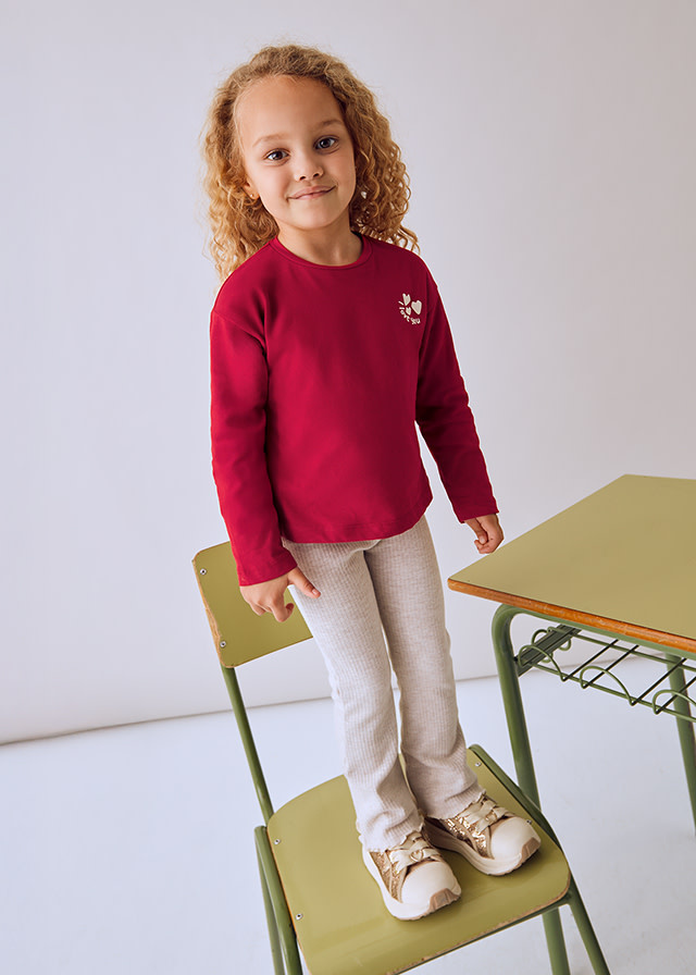 Mayoral Mayoral Rib Knit Flare Leggings