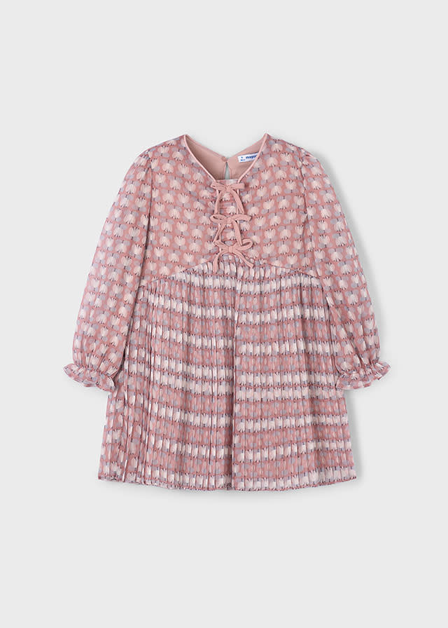 Mayoral Mayoral Floral Pleated Dress