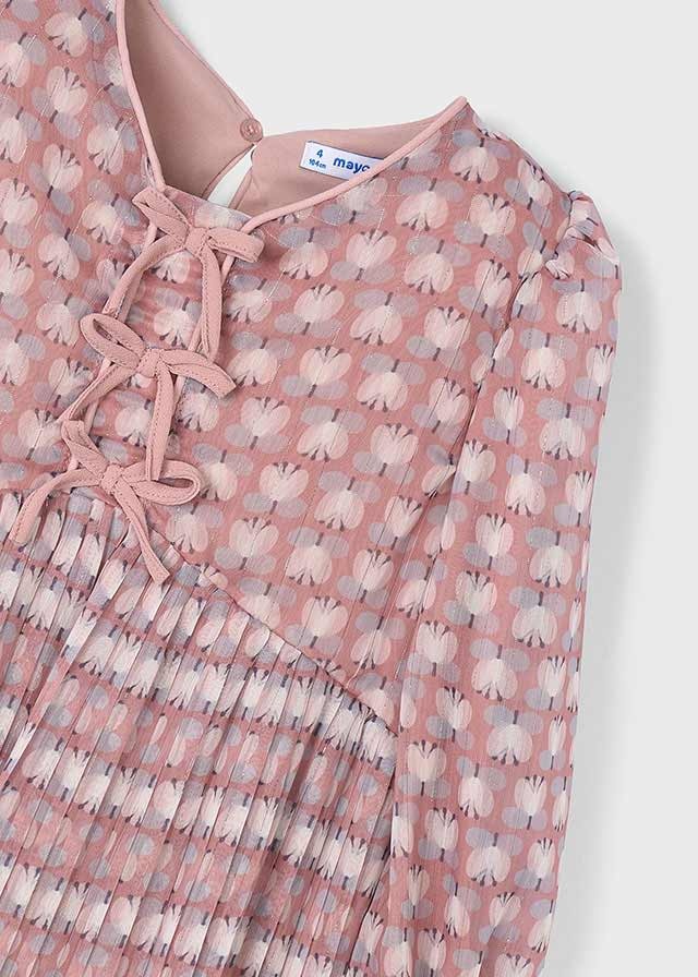 Mayoral Mayoral Floral Pleated Dress