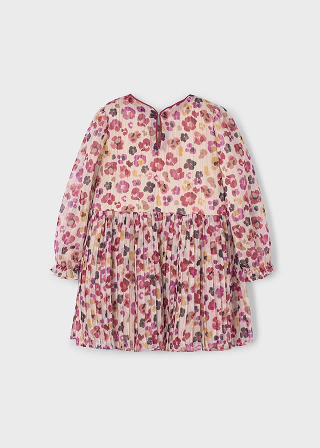 Mayoral Mayoral Floral Pleated Dress