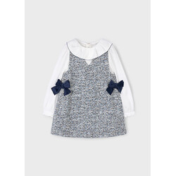 Mayoral Mayoral Pinafore Dress w/ Blouse