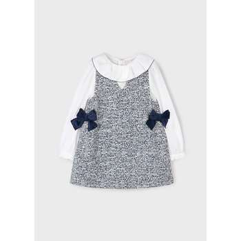Mayoral Mayoral Pinafore Dress w/ Blouse