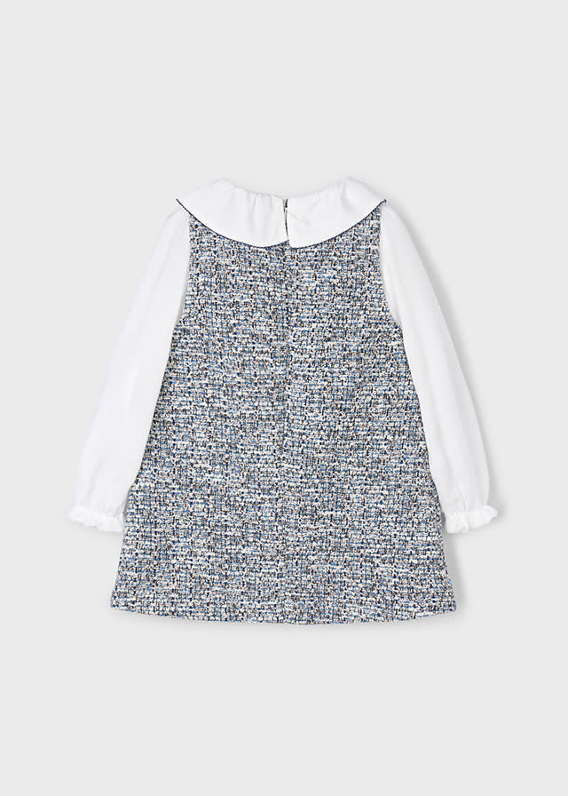 Mayoral Mayoral Pinafore Dress w/ Blouse