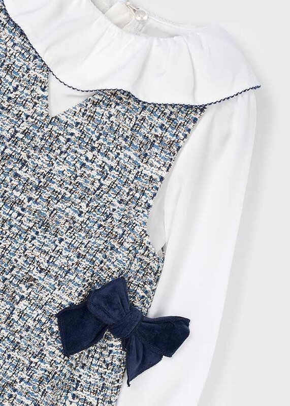 Mayoral Mayoral Pinafore Dress w/ Blouse