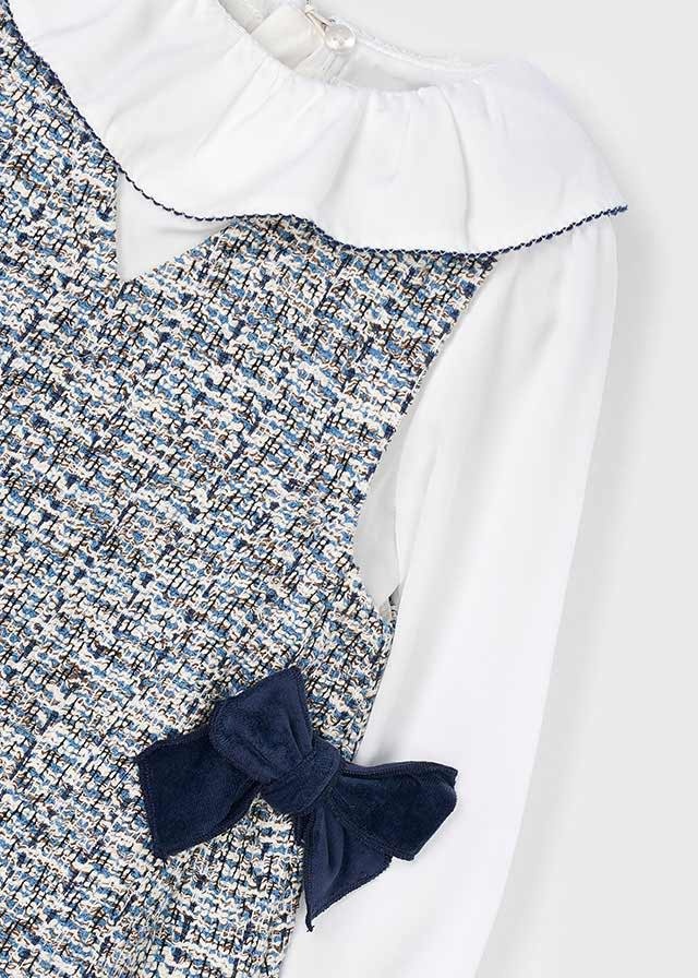 Mayoral Mayoral Pinafore Dress w/ Blouse