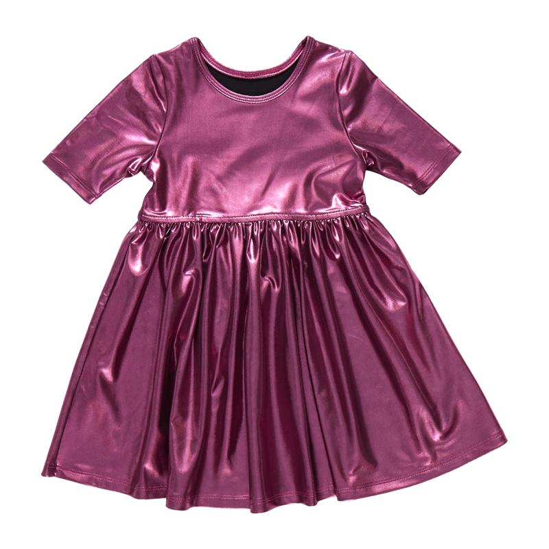 Pink Chicken Pink Chicken Lamé Steph Dress