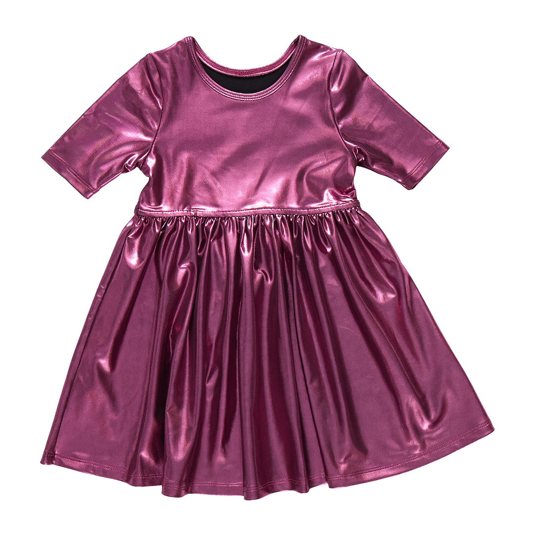 Pink Chicken Pink Chicken Lamé Steph Dress