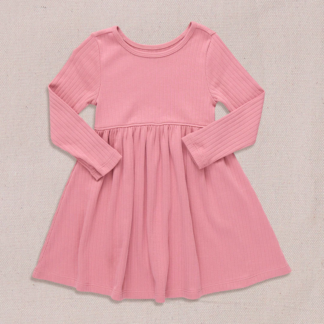 Pink Chicken Pink Chicken Sunny Long Sleeve Drib Dress